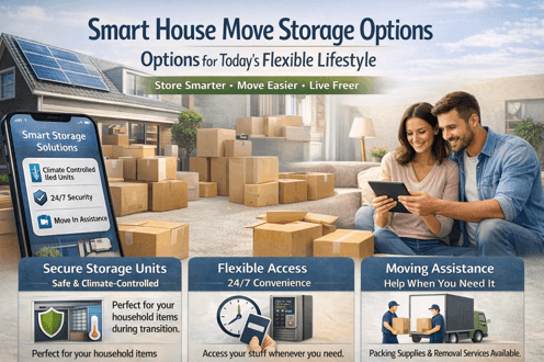 Smart House Move Storage Options for Today’s Flexible Lifestyle